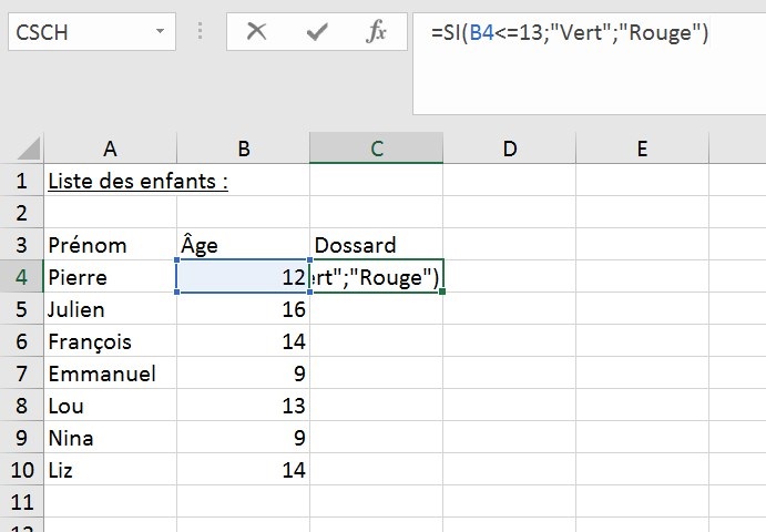 Excel Si Cellule Couleur Rouge Alors Choix de Couleur